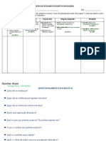 Registro de Pensamentos Disfuncionais RPD