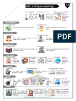 Phrasal verbs with multiple meanings