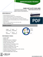 Cabo Cat6 UTP FLEX-LSZH