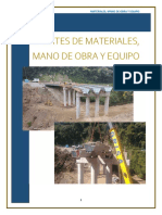 Unidad 1. Conceptos Fundamentales (Materiales, Mano de Obra y Equipo)