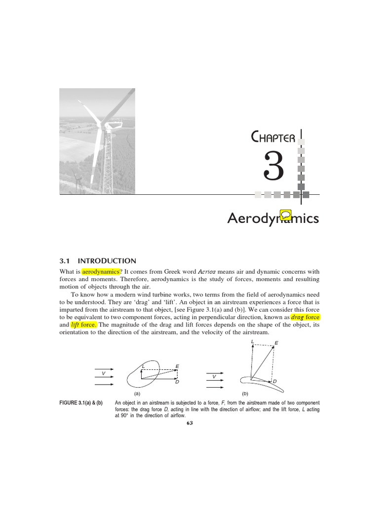 3 Wind Energy CH 3 | PDF | Airfoil | Lift (Force)