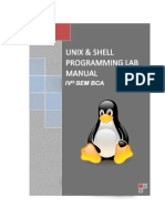 Unix Lab Manual