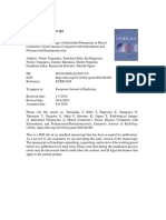 Radiological Images of Interstitial Pneumonia 