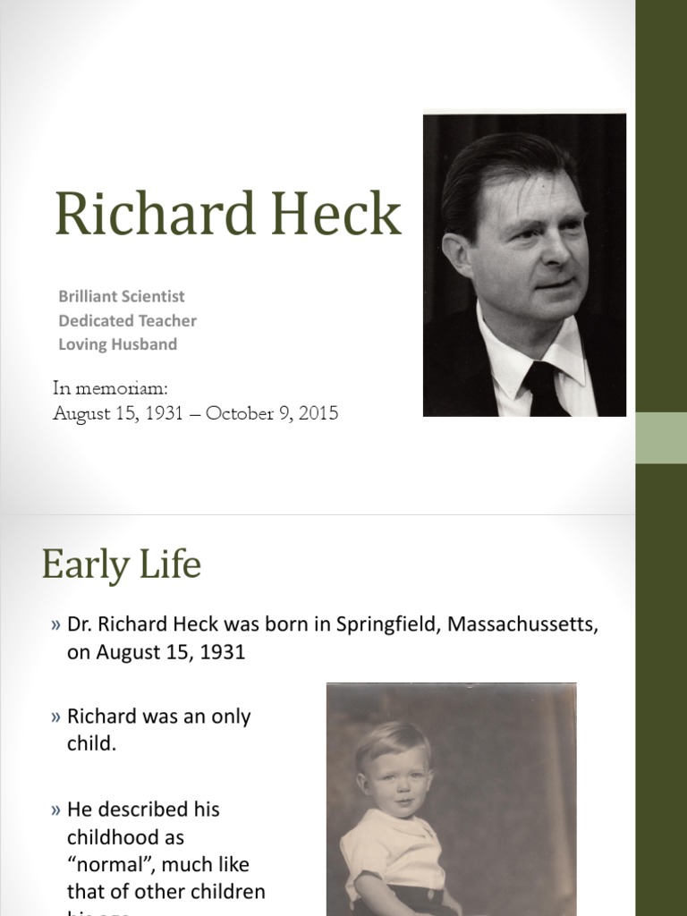 Richard Heck in Memoriam | PDF | Chemistry | Physical Sciences