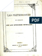 FOLLETO 1854 Las - Pretensiones - en - Oposicin - Con - Los - Intereses - Jenerales