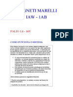 Injeção Eletronica IAW 1AB Palio 16V - Magneti Marelli - 00