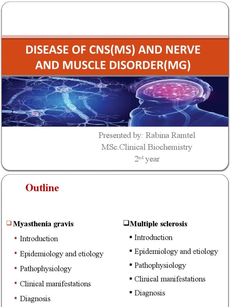 2 Myasthenia Gravis and MS 2 | PDF | Multiple Sclerosis | Neuromuscular ...