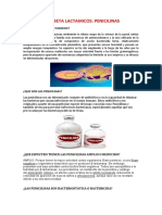 Antibióticos Beta Lactamicos - Penicilinas