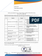 Surat Edaran Agenda Akhir Tahun Pelajaran 2021 - 2022