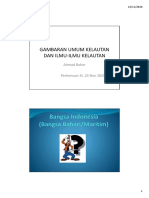 Pertemuan XI - Gambaran Umum Kelautan Dan Ilmu-Ilmu Kelautan