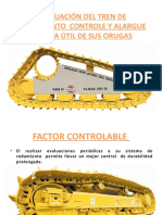 Evaluación Del Tren de RODAMIENTO Controle La Vida