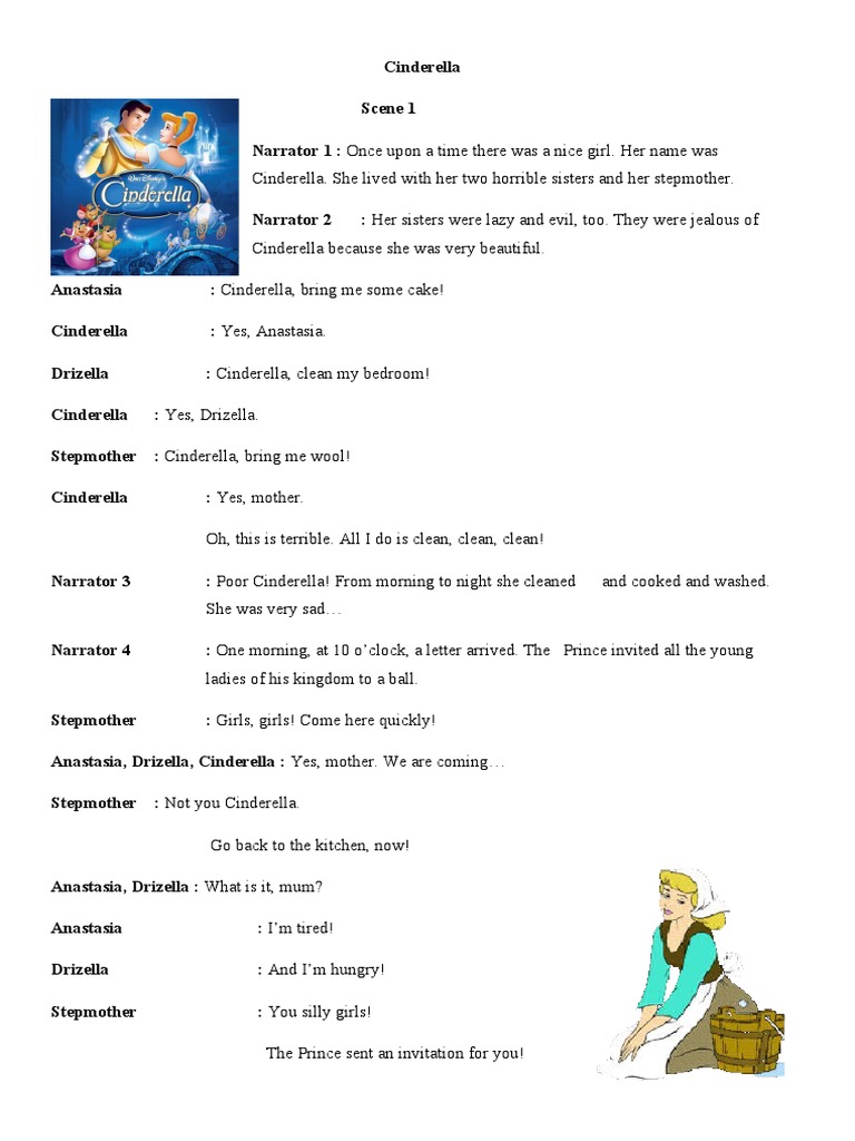 Cinderella Role Plays Drama and Improvisation Activities - 20845 | PDF ...