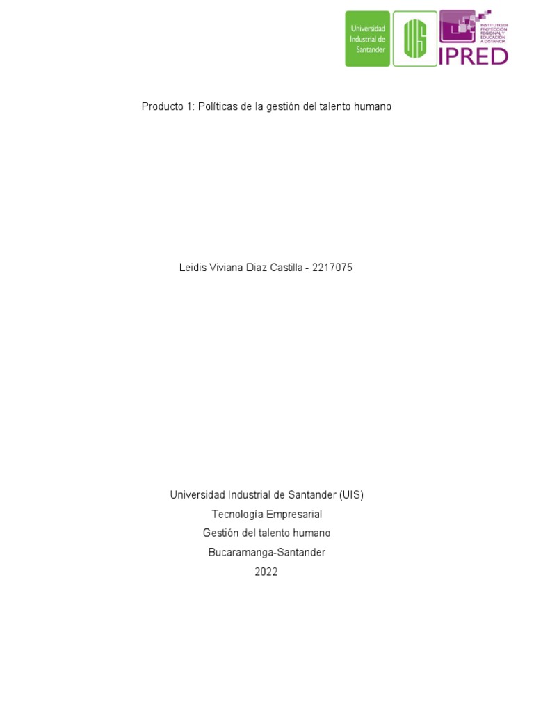 Gestion Talento Humano | PDF | Gestión del talento | Gestión de