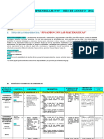 Experiencia Agosto Jugando Con Las Matematicas 2022