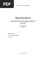 Instrumentos de Navegação, Motores e Diversos