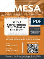 MESA Curriculum Training 2022