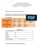 Cuestionarios de Control Interno