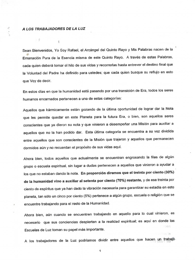 A Los Trabajadores de La Luz | PDF