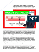 Fuerzas Heterodinamicas (Frank Starling)