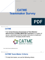 Week 3 - 3A CATME Survey - Info Instructors