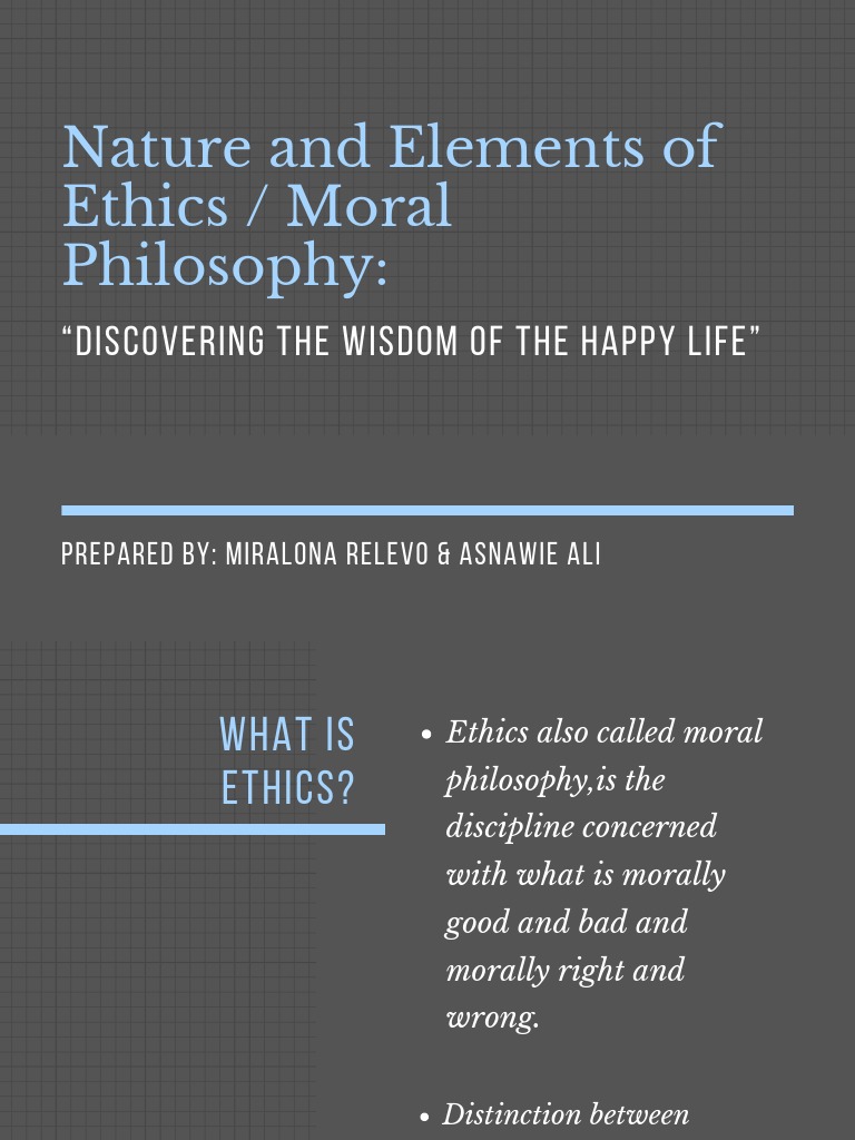 Ge 8 Ethics Pdf Happiness Virtue