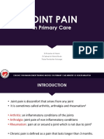 Joint Pain in Primary Care