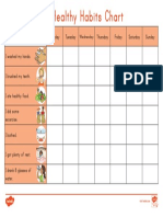 My Healthy Habits Chart