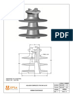 PM0009 Aislador Compuesto Tipo Pin 34 - 5KV