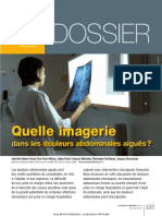 Douleurs Abdo Aigues Et Imagerie