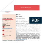 Carta de Apresentacao