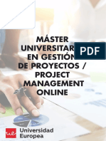 Master Universitario Gestion Proyectos Online