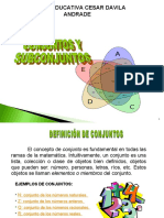 Conjuntos y subconjuntos matemáticos