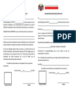 Declaracion Jurada de Domicilio Estado Civil