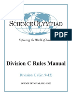 Science Olympiad Div C 2023 Rules Manual Web