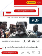 Congo Hold-Up Le Clan Kabila Visé Par Une I