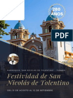 Programación San Nicolás de Tolentino