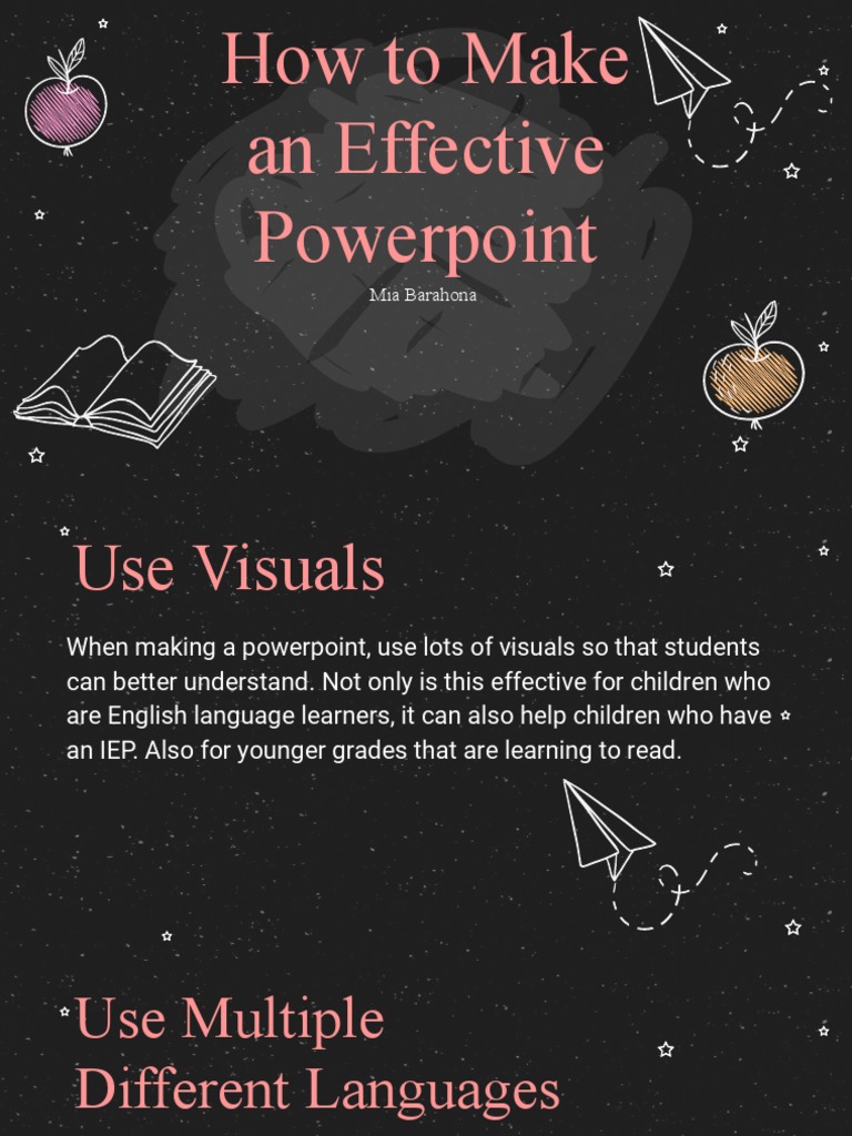Effective PowerPoint Tips for Educators | PDF