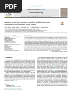 Adaptive Neural Backstepping Control For Flexible-Joint Robot Manipulator With Bounded Torque Inputs