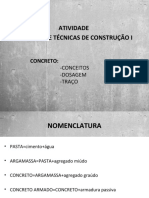 Materiais e técnicas de construção com concreto