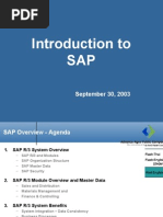 SAP Overview