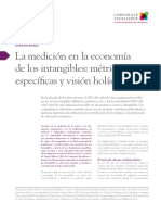 La Medición en La Economia de Los Intangibles Metricas Especificas y Visión Holistica.