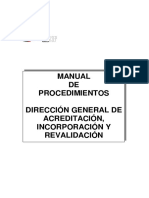 3.- MANUAL DE PROCEDIMIENTOS  DGAIR