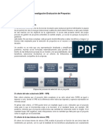 Investigación Evaluación de Proyectos