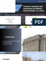 Concretos Especiales para Sistemas Industrializado