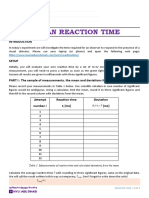 Reaction Time Lab Manual-2