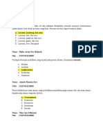 Soal Biokimia Div Reg B Semester Iii