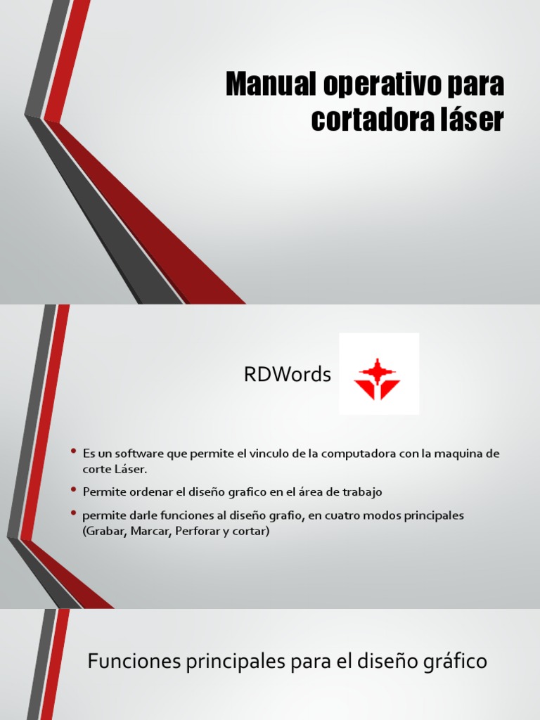 Manual Cortadora Láser Pdf Diseño Gráfico Programa De Computadora