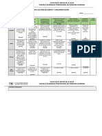 Rúbrica de Foro y Argumentación