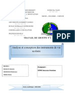 Expose en Analyse Et Conception Des Instruments de Vie Scolaire (Groupe 1 Theme 4) - 1