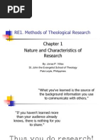 Download Nature and Characteristics of Research Theological Perspective by jpvillas SN59370408 doc pdf